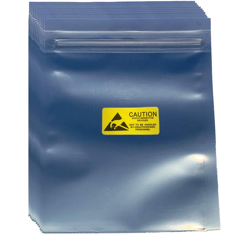 Daarcin Anti Static Bags,30pcs 5.9x7.87in/15x20cm Premium ESD bags Resealable for 3.5'' SSD HDD, Antistatic Bags for Hand Drive or Varieties of Electronic Device - Image 1